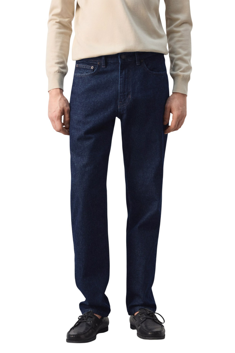 Мужской Mango Man Джинсы BOB из хлопка (цвет ), артикул 27024430 | Фото 3