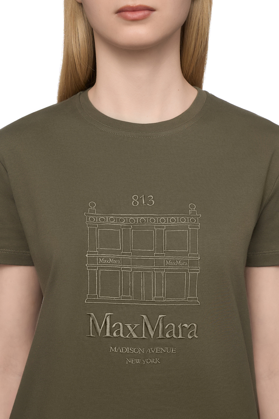 Женский Max Mara Футболка BELLA из хлопка (цвет ), артикул 2619971021 | Фото 5