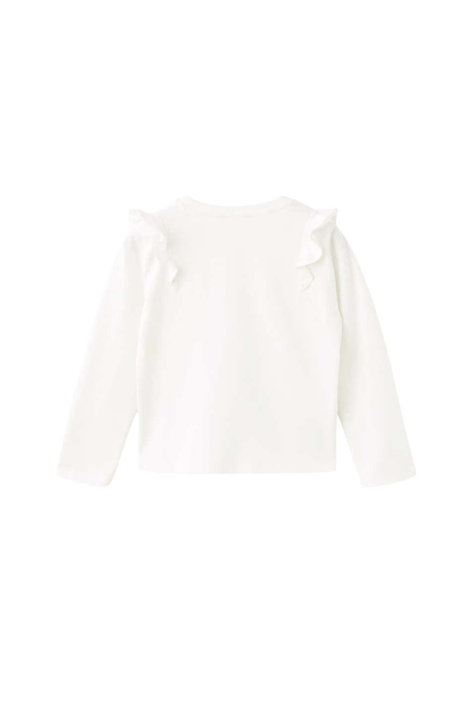 Девочкам Mango Kids Лонгслив ITALY с оборками (цвет ), артикул 27001340 | Фото 2