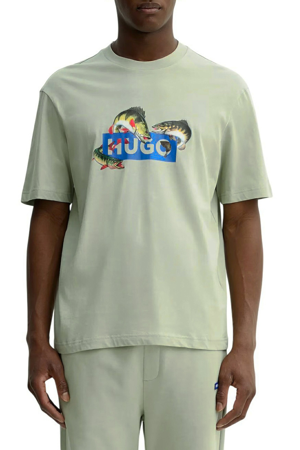 Мужской HUGO Футболка Nalotrix из хлопка (цвет ), артикул 50554349 | Фото 3