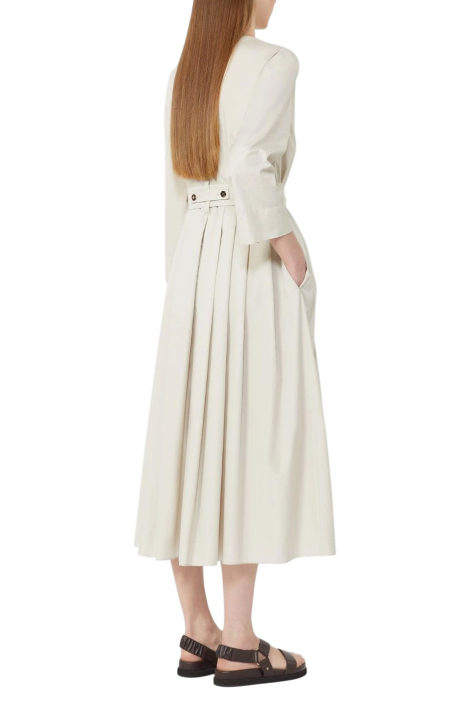 Женский Max Mara Платье GIORNO из хлопка (цвет ), артикул 2619221123 | Фото 4