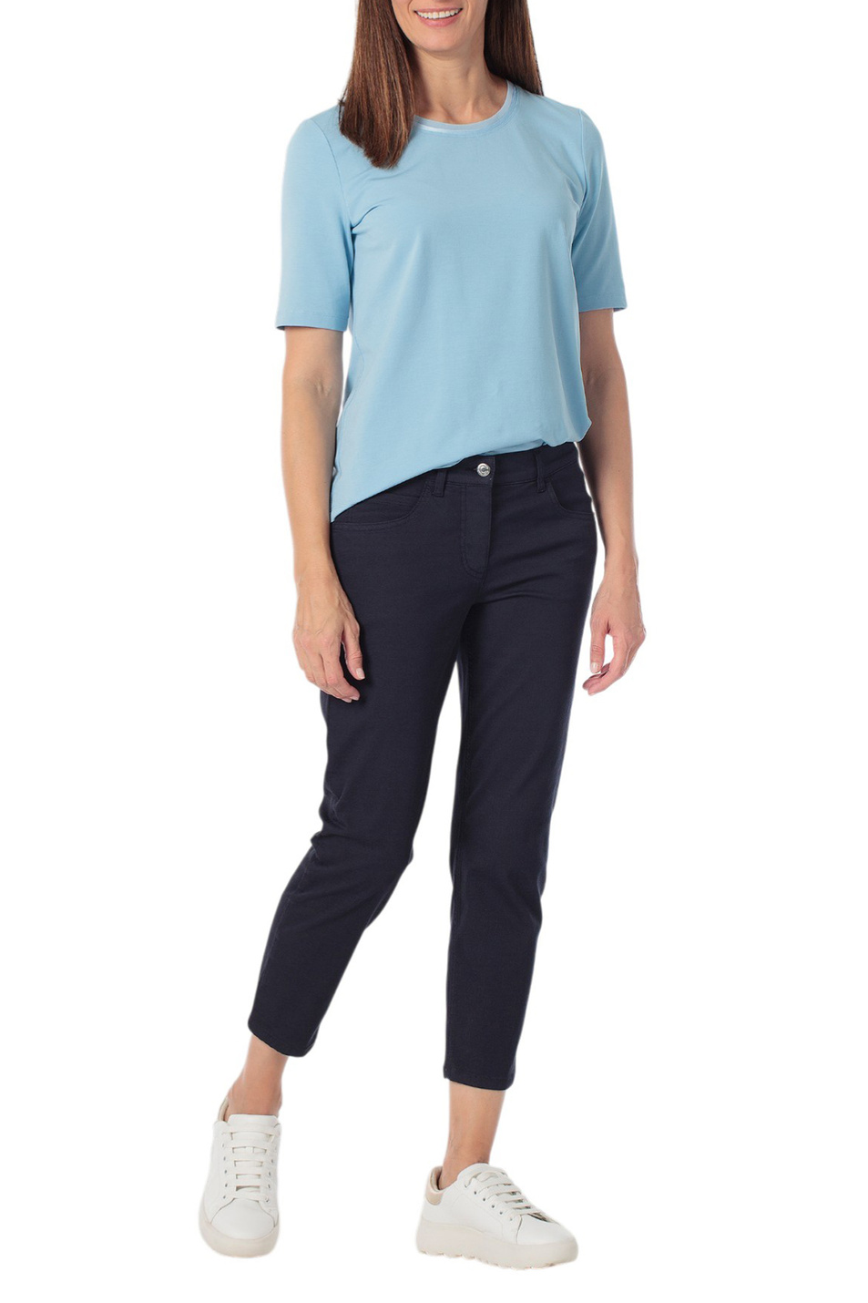 Женский Gerry Weber Брюки однотонные укороченные (цвет ), артикул N67149 | Фото 3