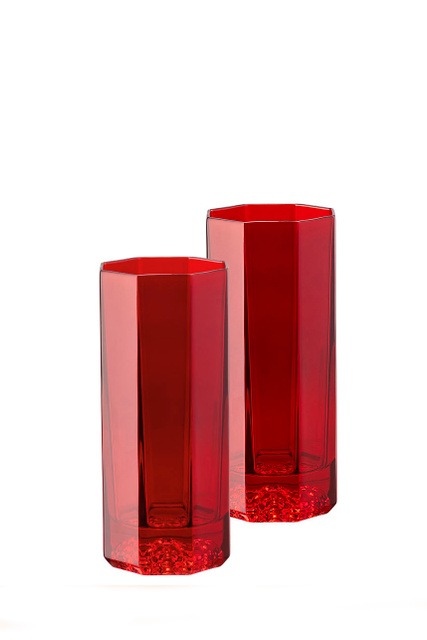 Набор бокалов Versace Medusa Lumiere|Основной цвет:Красный|Артикул:20665-321507-48874 | Фото 1