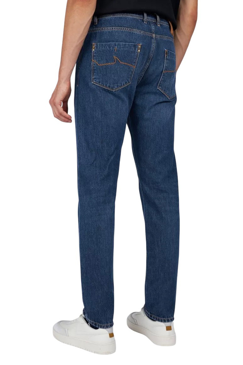 Джинсы из хлопка|Основной цвет:Синий Мужской Paul & Shark Джинсы из хлопка (цвет ), артикул 15314104 | Фото 5