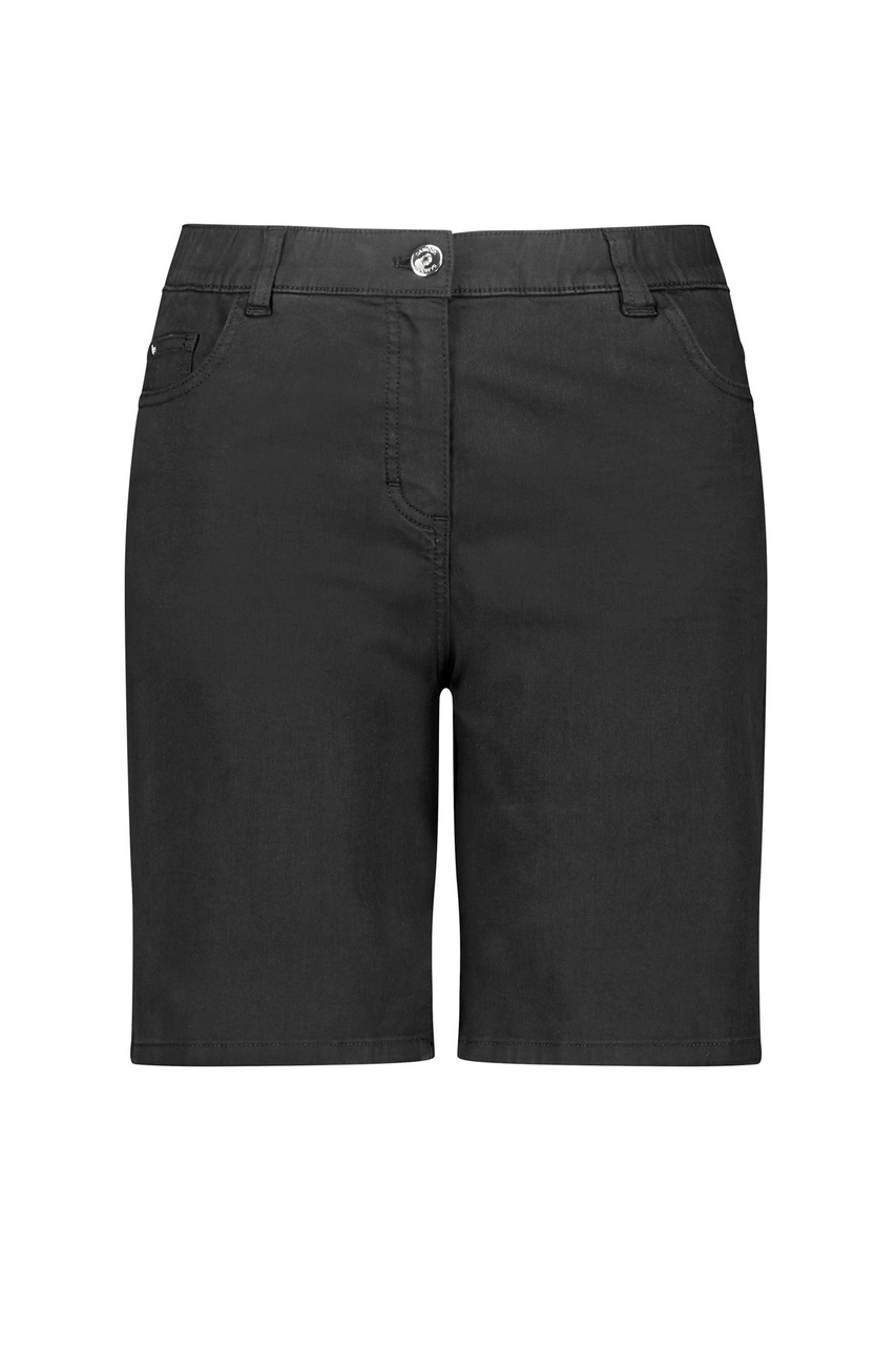 Шорты джинсовые|Основной цвет:Черный|Артикул:420030-21409 | Фото 1