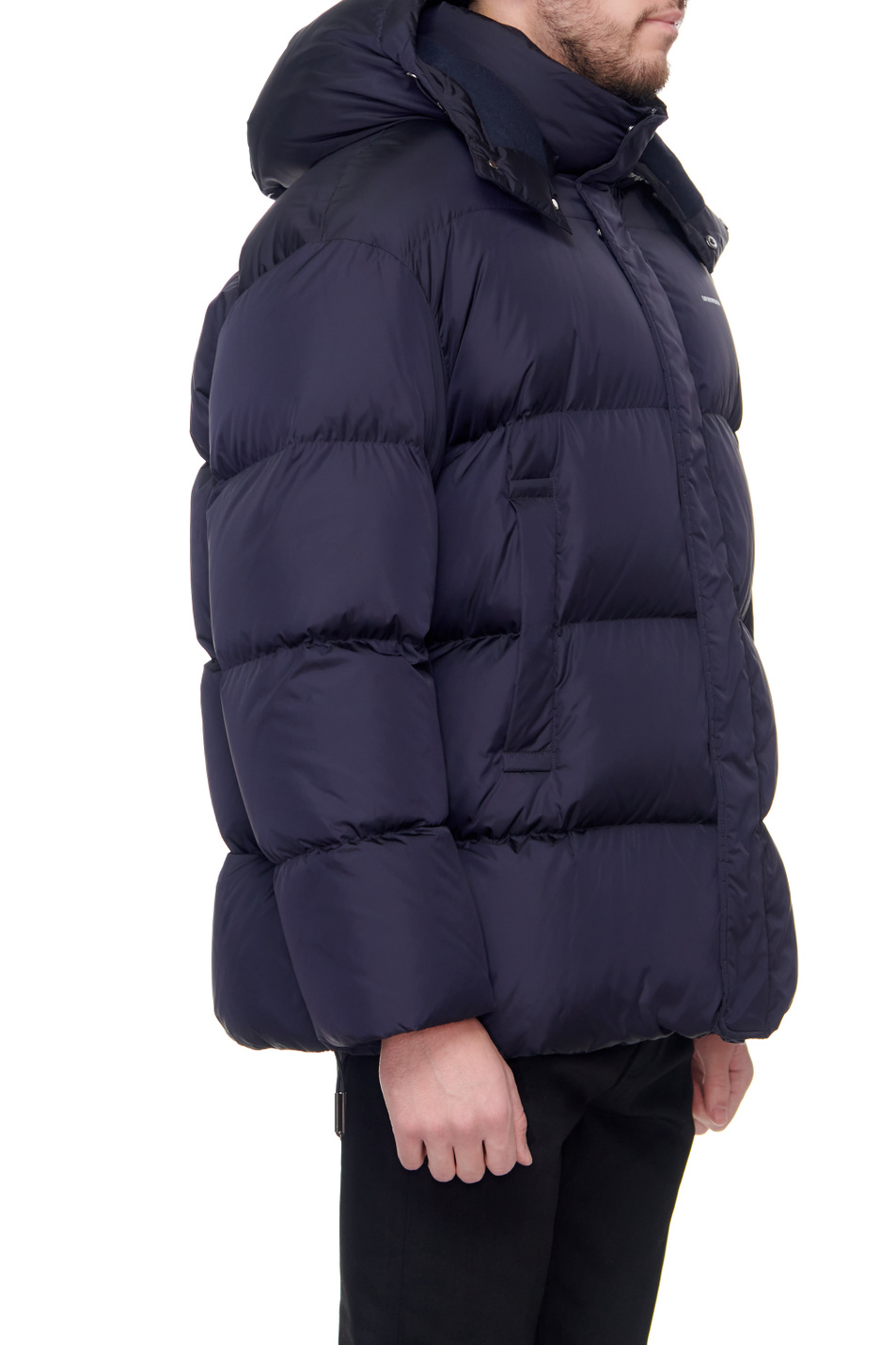 Мужской Emporio Armani Стеганая куртка с отстегивающимся капюшоном (цвет ), артикул 6K1B99-1NQTZ | Фото 4