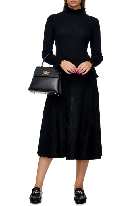 Moschino Однотонная юбка со сборками на поясе ( цвет), артикул A0180-6100 | Фото 3