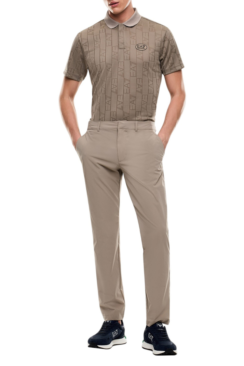 Мужской EA7 Поло с логотипом (цвет ), артикул 7M001287-AF22277 | Фото 2