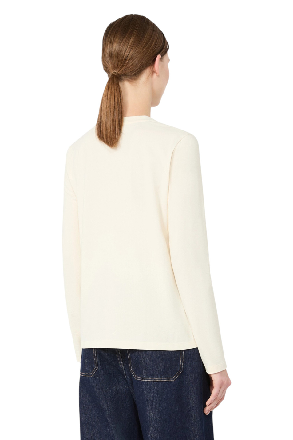 Женский Weekend Max Mara Лонгслив CESTINO из хлопка (цвет ), артикул 2625946042 | Фото 4