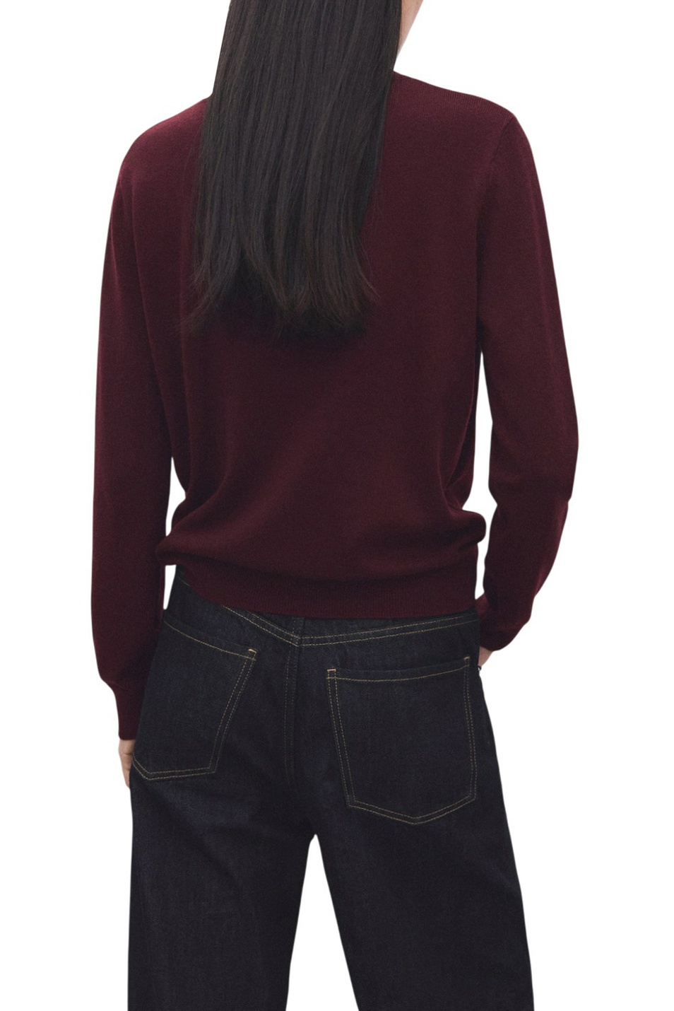 Женский Mango Джемпер REGALO с круглым вырезом (цвет ), артикул 27011284 | Фото 4