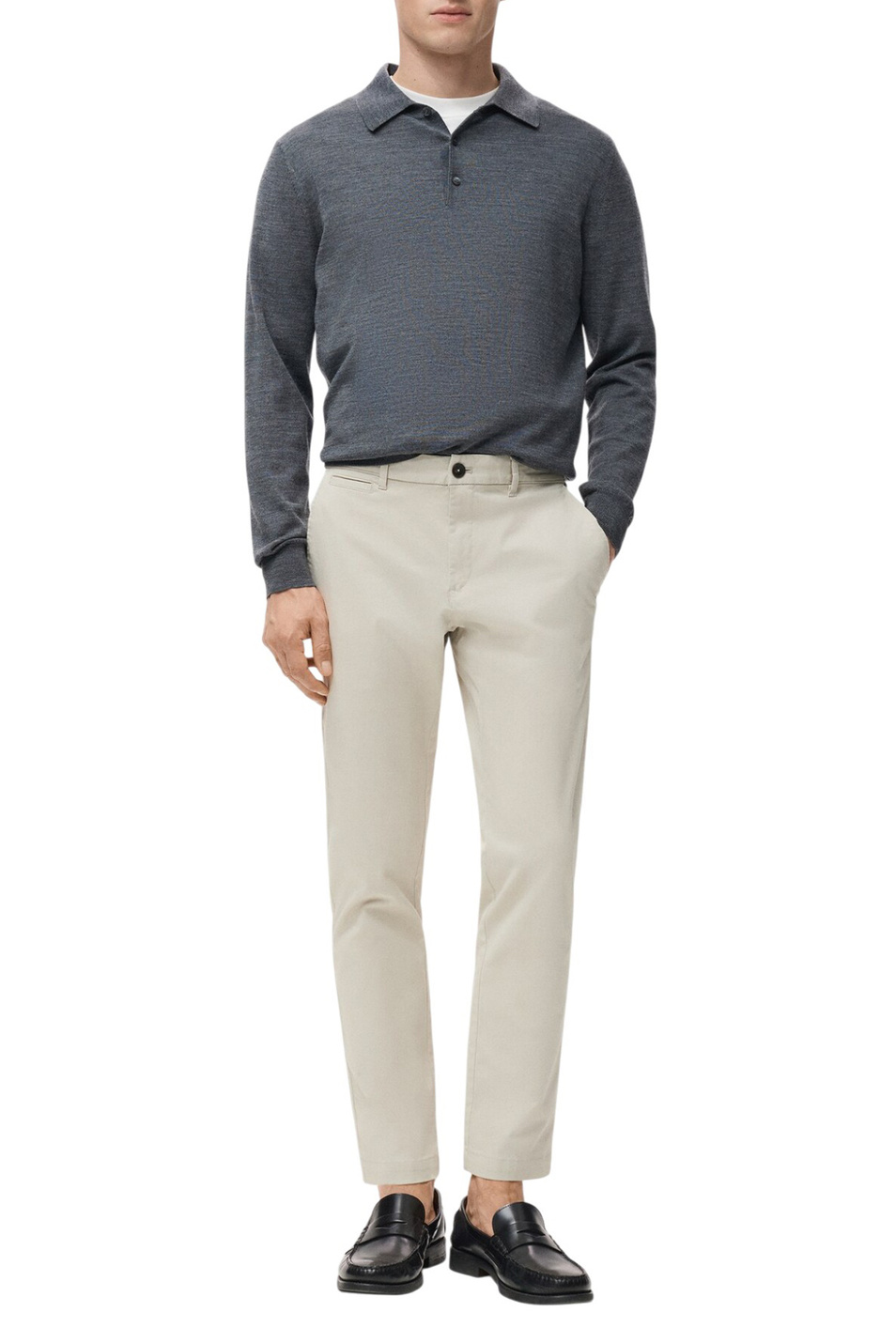 Мужской Mango Man Брюки PRATO из эластичного хлопка (цвет ), артикул 27001196 | Фото 2