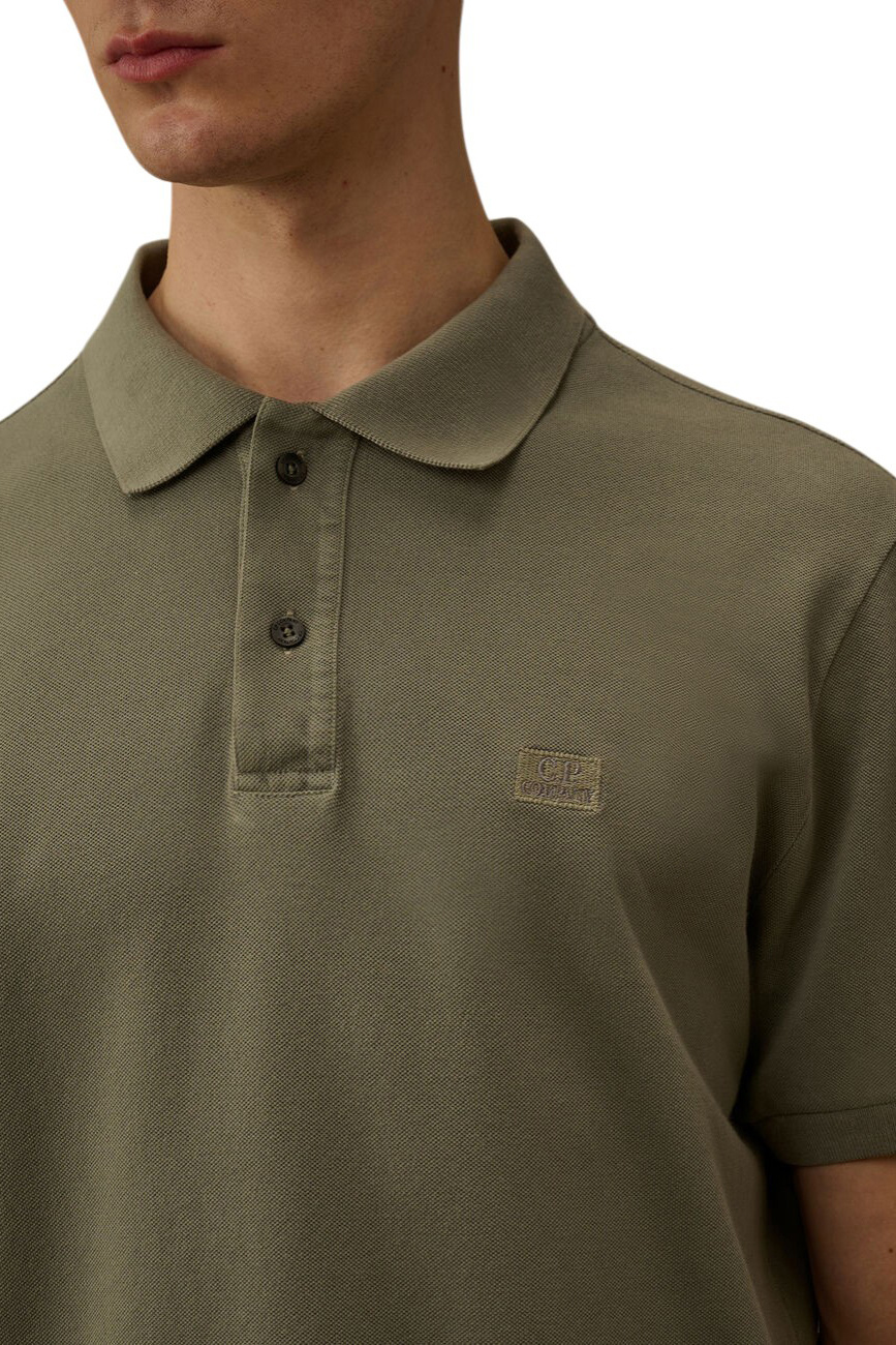 Мужской C.P. Company Джемпер-поло из хлопка (цвет ), артикул 20CMPL175A005527S | Фото 5