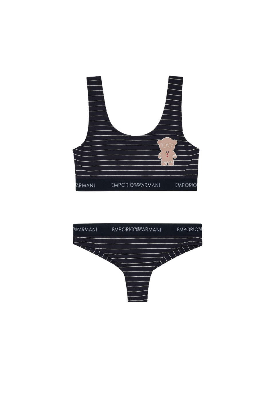 Женский Emporio Armani Комплект: бюстгальтер-бралетт и трусики-бразилиана Manga Ginger Bear (цвет ), артикул 164418-0A278 | Фото 1