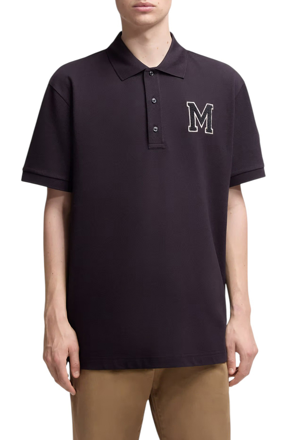 Мужской Moncler Поло из хлопка (цвет ), артикул K20918A00002-89A16 | Фото 3