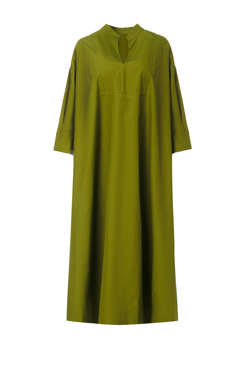 Платье GIANO из натурального хлопка|Основной цвет:Зеленый|Артикул:12211122 | Фото 1