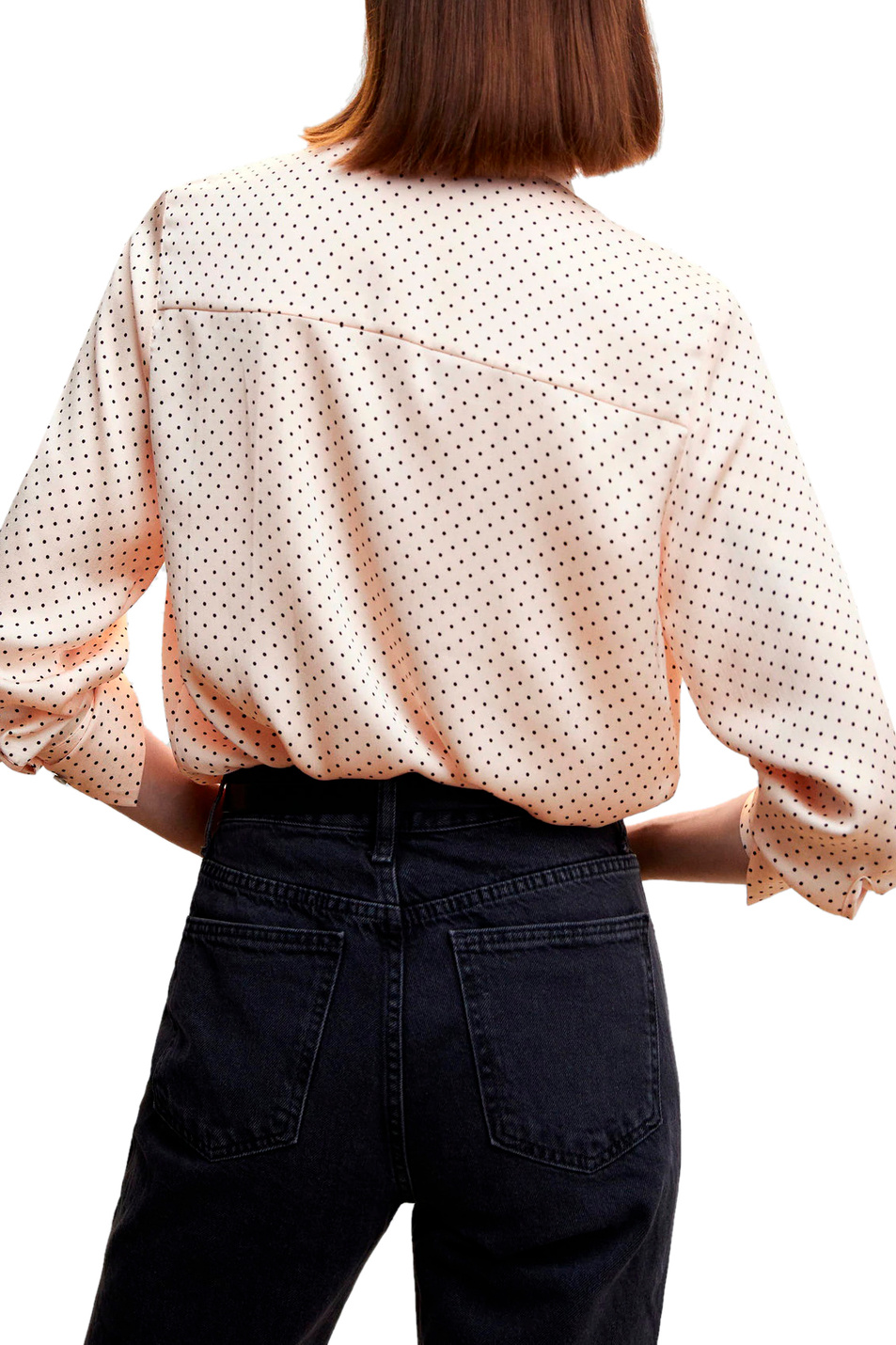 Женский Mango Рубашка атласная IDEALE (цвет ), артикул 47943254 | Фото 4