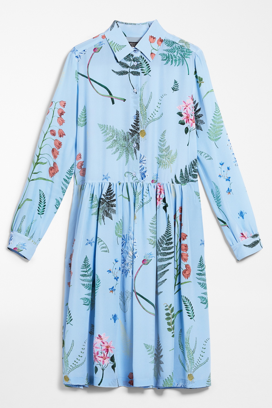 Женский Weekend Max Mara Платье-рубашка из натурального шелка ACERBI (цвет ), артикул 52211107 | Фото 2