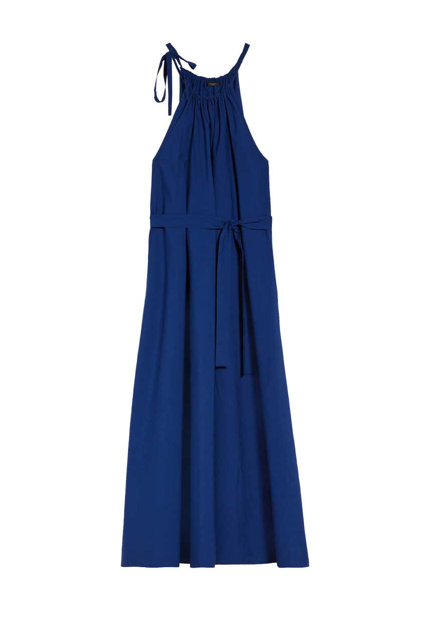 Платье FIDATO из натурального хлопка|Основной цвет:Синий|Артикул:2415221202 | Фото 1