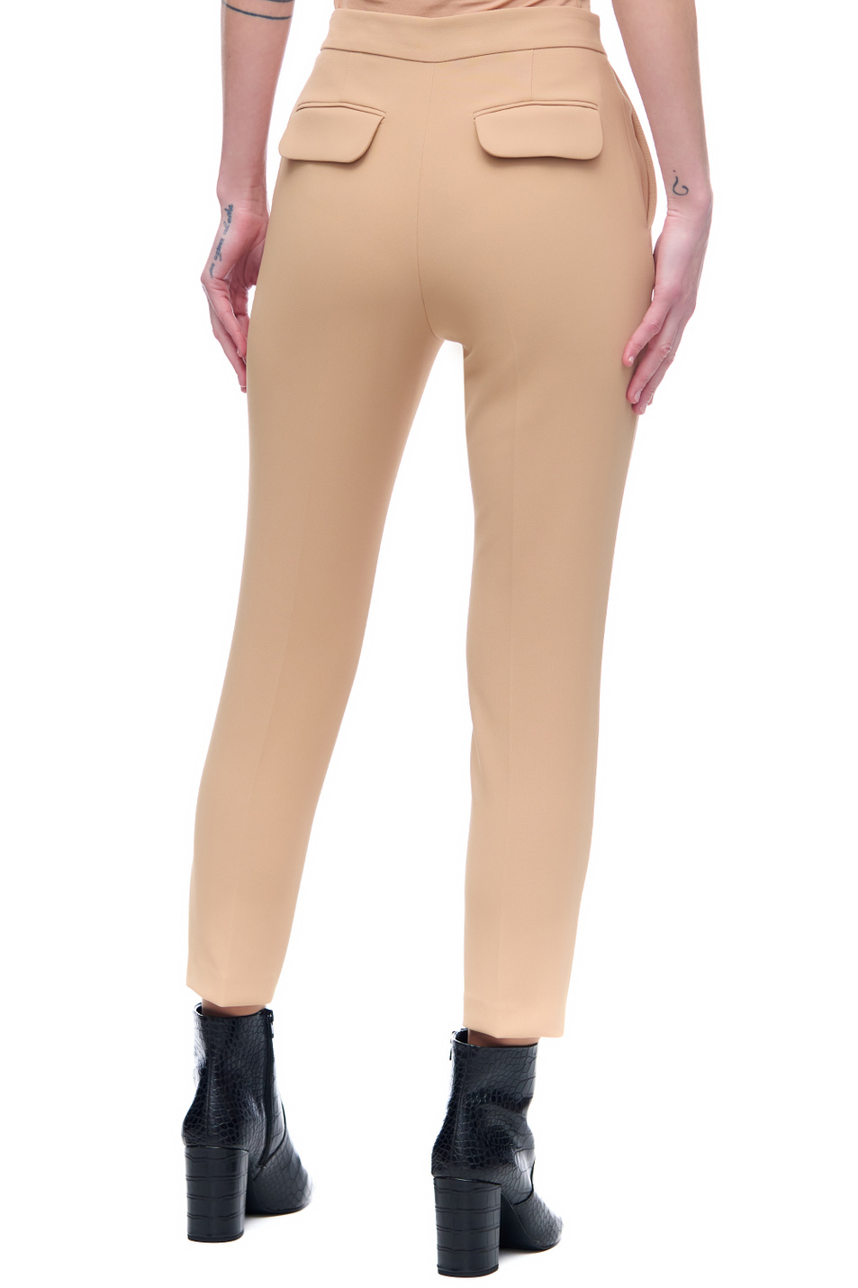 Женский Elisabetta Franchi Облегающие брюки (цвет ), артикул PA39016E2 | Фото 4