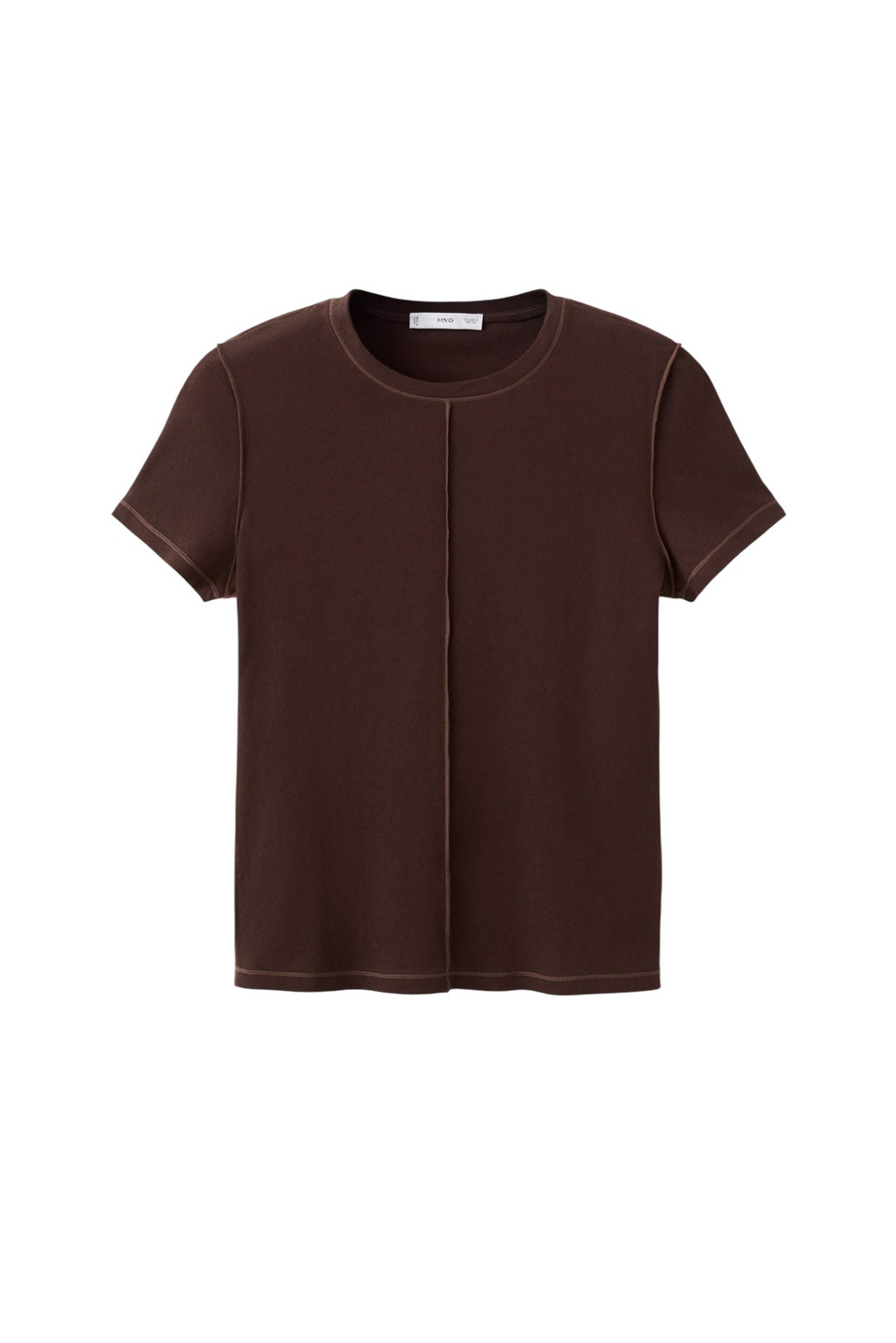 Женский Mango Футболка COULAN из хлопка (цвет ), артикул 27094078 | Фото 1