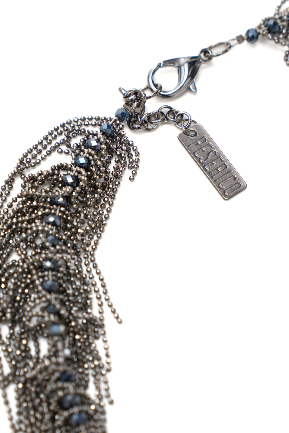 Ожерелье с цепочками мониль|Основной цвет:Серебристый Женский Peserico Ожерелье с цепочками мониль (цвет ), артикул E35503C0-CC735 | Фото 2