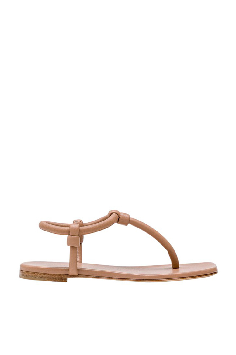 Женский Gianvito Rossi Сандалии Juno из натуральной кожи (цвет ), артикул G32395.05CUO.NAPPRAL | Фото 1