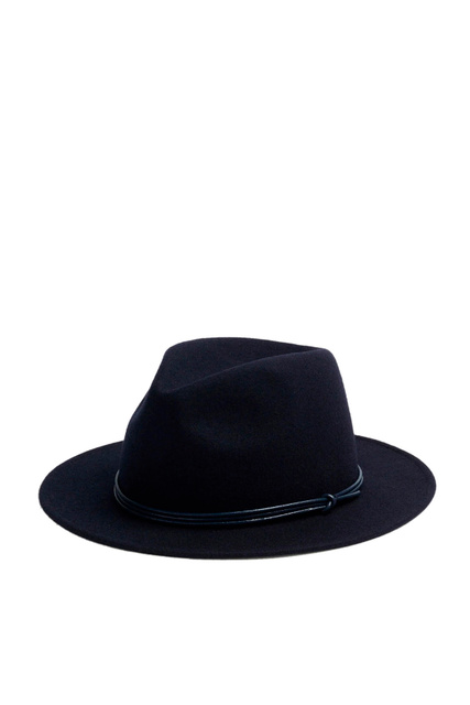 Шляпа из натуральной шерсти|Основной цвет:Синий|Артикул:199984 | Фото 1