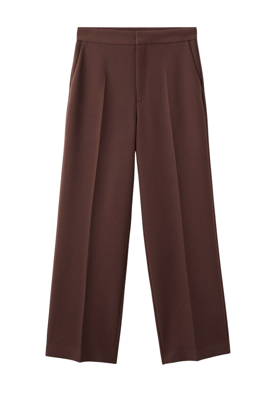 Брюки POL прямого кроя|Основной цвет:Коричневый Женский Mango Брюки POL прямого кроя (цвет ), артикул 17096743 | Фото 1