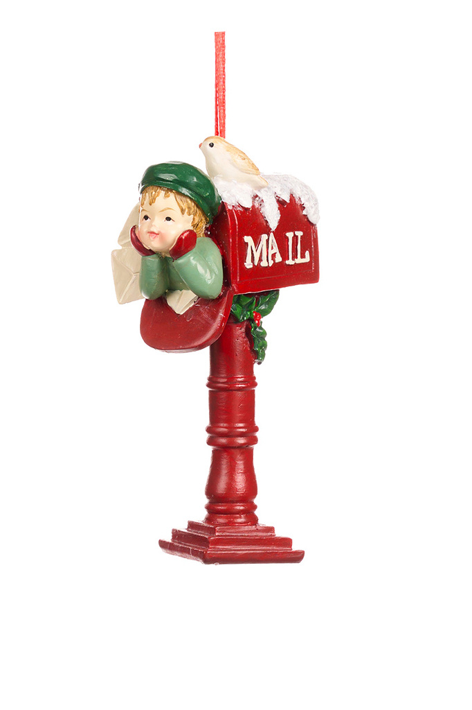 Не имеет пола Goodwill Елочная игрушка "Почтовый ящик красный", 13,5см (цвет ), артикул D 43271_2 | Фото 1