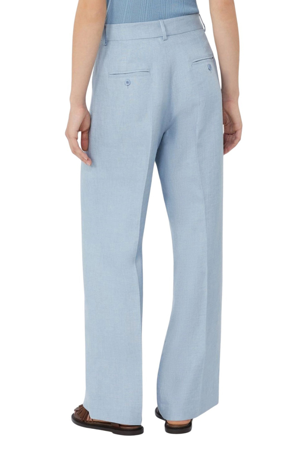 Женский Weekend Max Mara Брюки MALIZIA из льна (цвет ), артикул 2615131112 | Фото 5