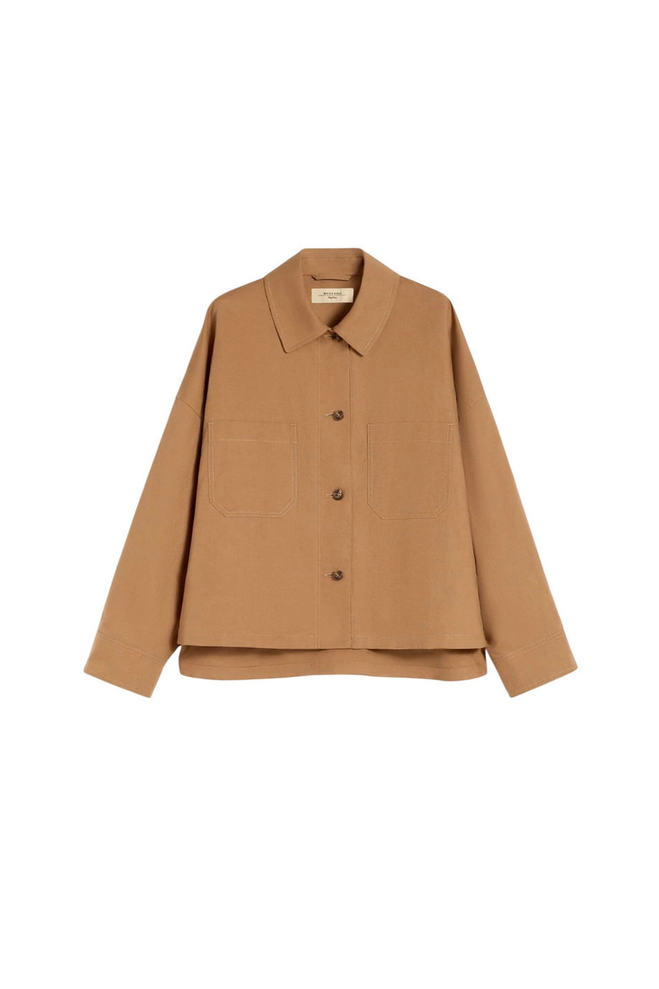 Женский Weekend Max Mara Куртка VETTURA из хлопка и льна (цвет ), артикул 2615041082 | Фото 1