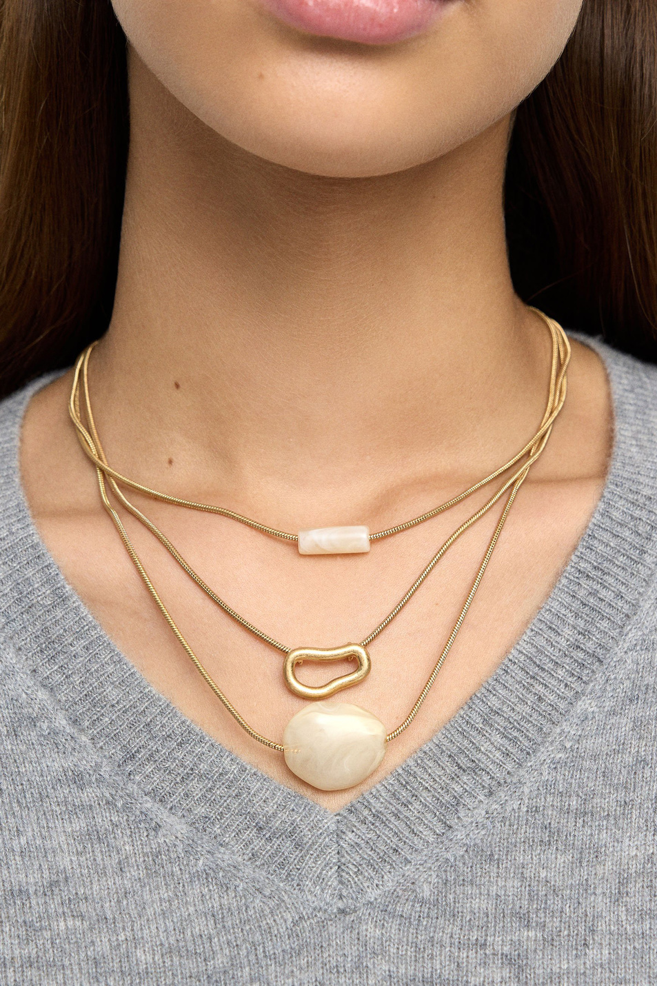 Женский Parfois Колье в комплекте из 3 шт (цвет ), артикул 242243 | Фото 3