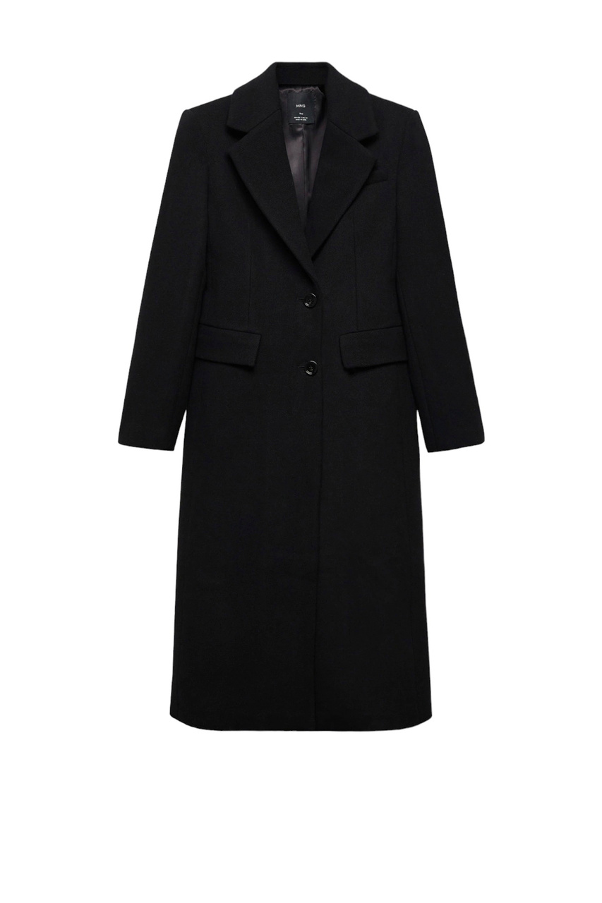 Пальто LINDA из смесовой шерсти|Основной цвет:Черный|Артикул:67170652 | Фото 1
