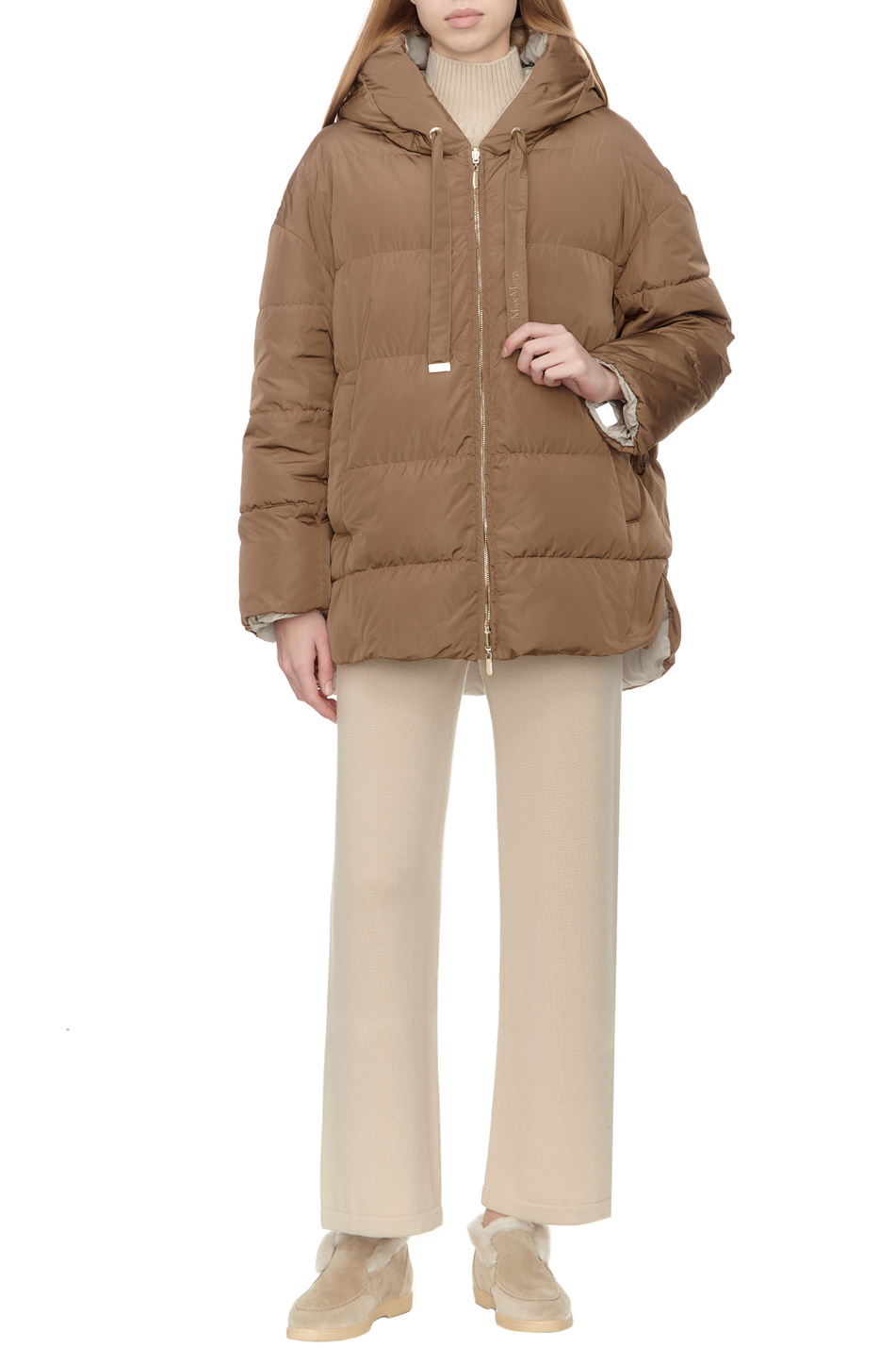 Женский Max Mara Куртка двусторонняя TAFFY (цвет ), артикул 2394860136 | Фото 3
