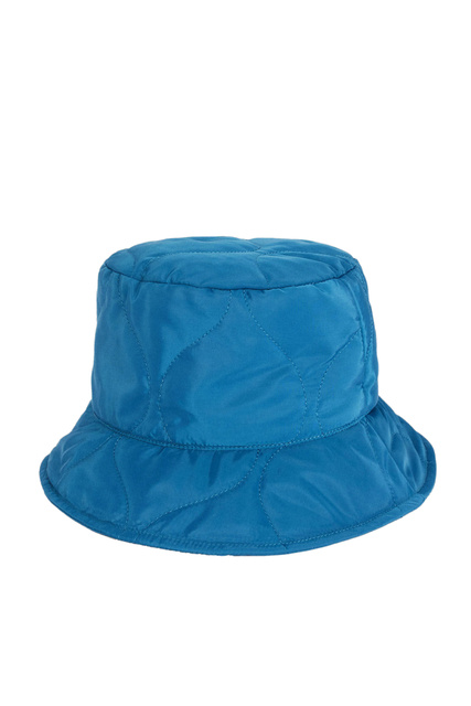 Стеганая шляпа|Основной цвет:Синий|Артикул:191886 | Фото 1