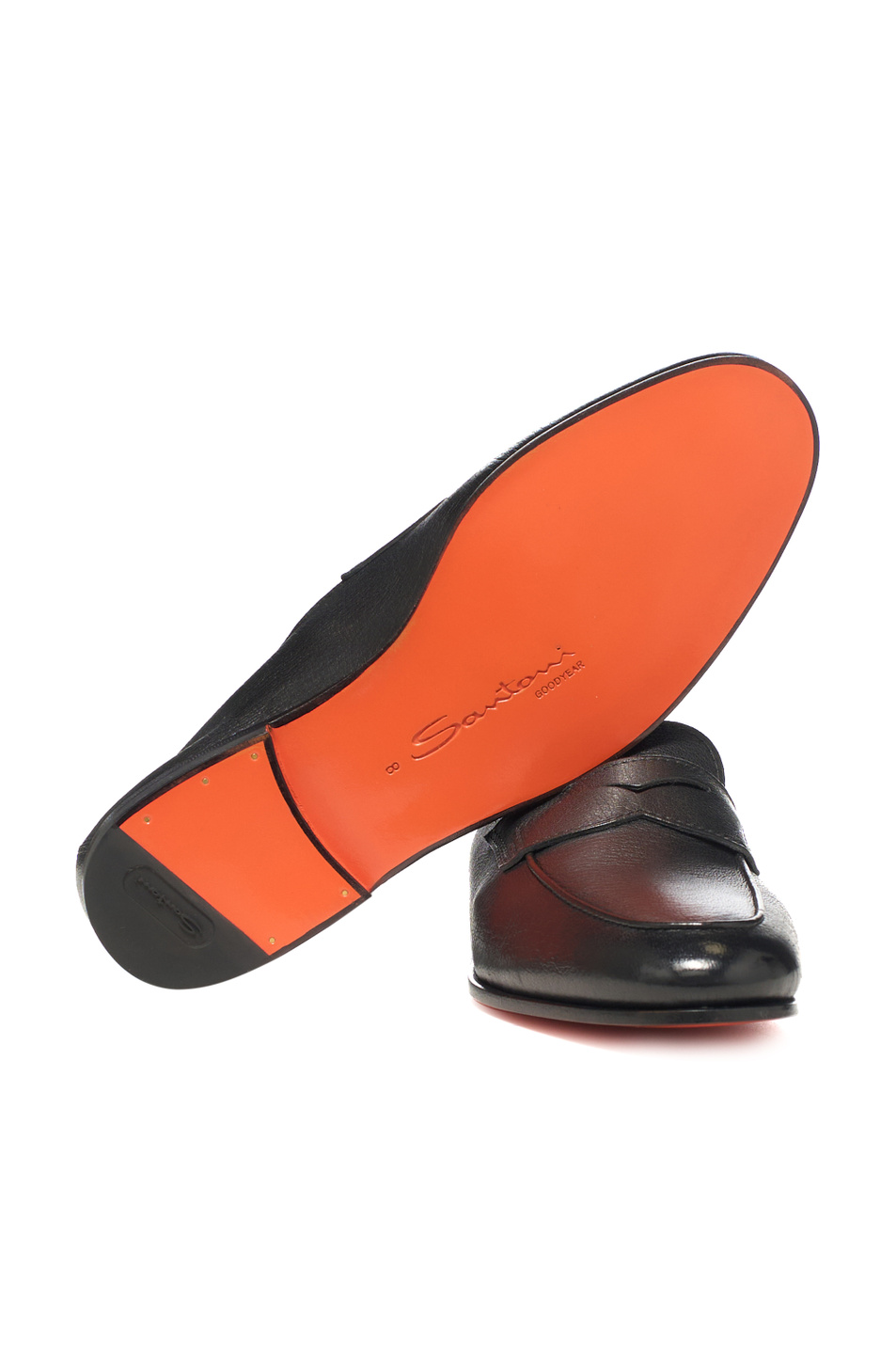 Мужской Santoni Лоферы PENNY из натуральной кожи (цвет ), артикул MCNG18837SA4SEPRN01 | Фото 6