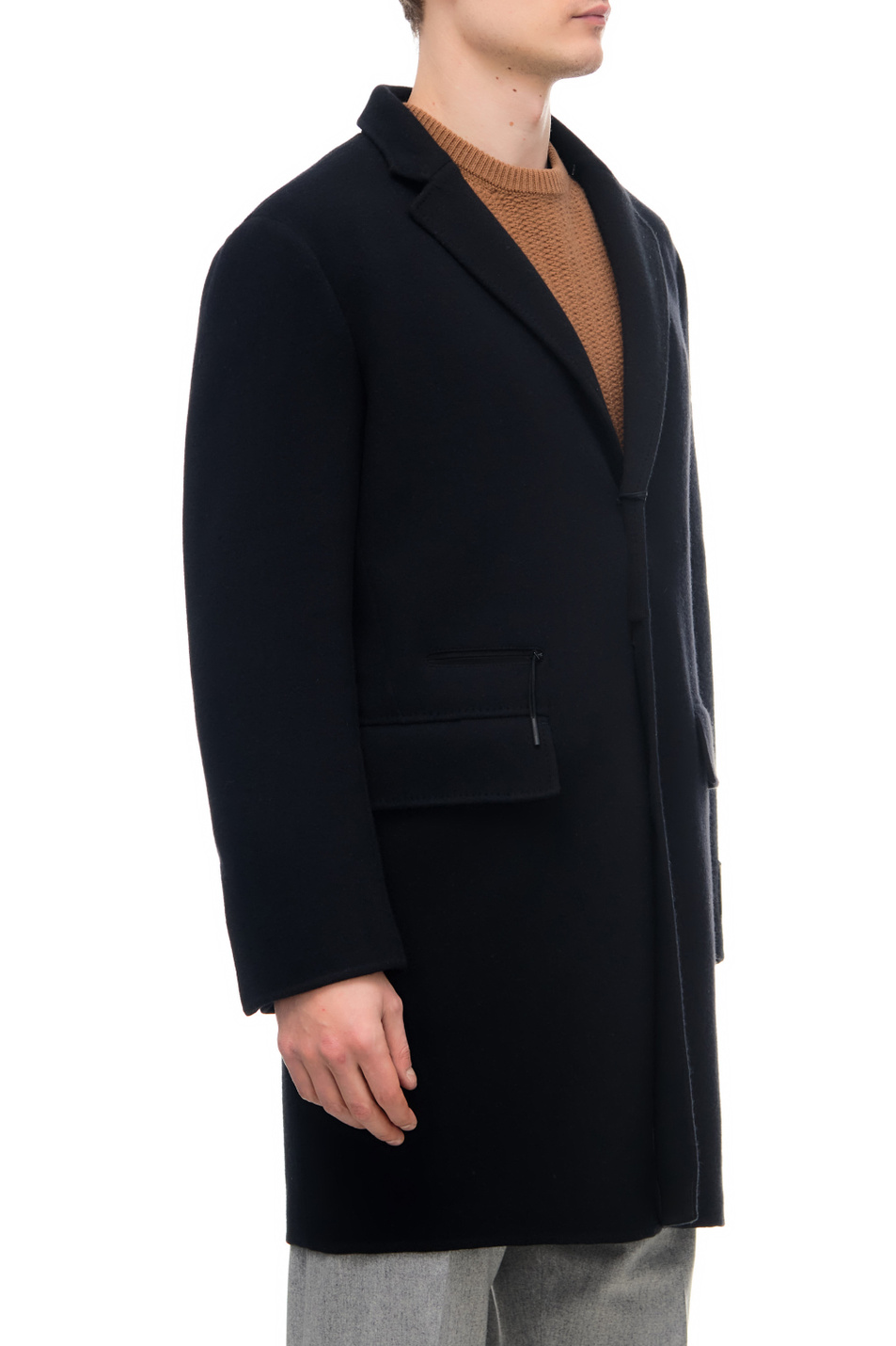 Мужской Zegna Пальто из кашемира и шерсти (цвет ), артикул 477041-4EBCS0-N-R | Фото 4