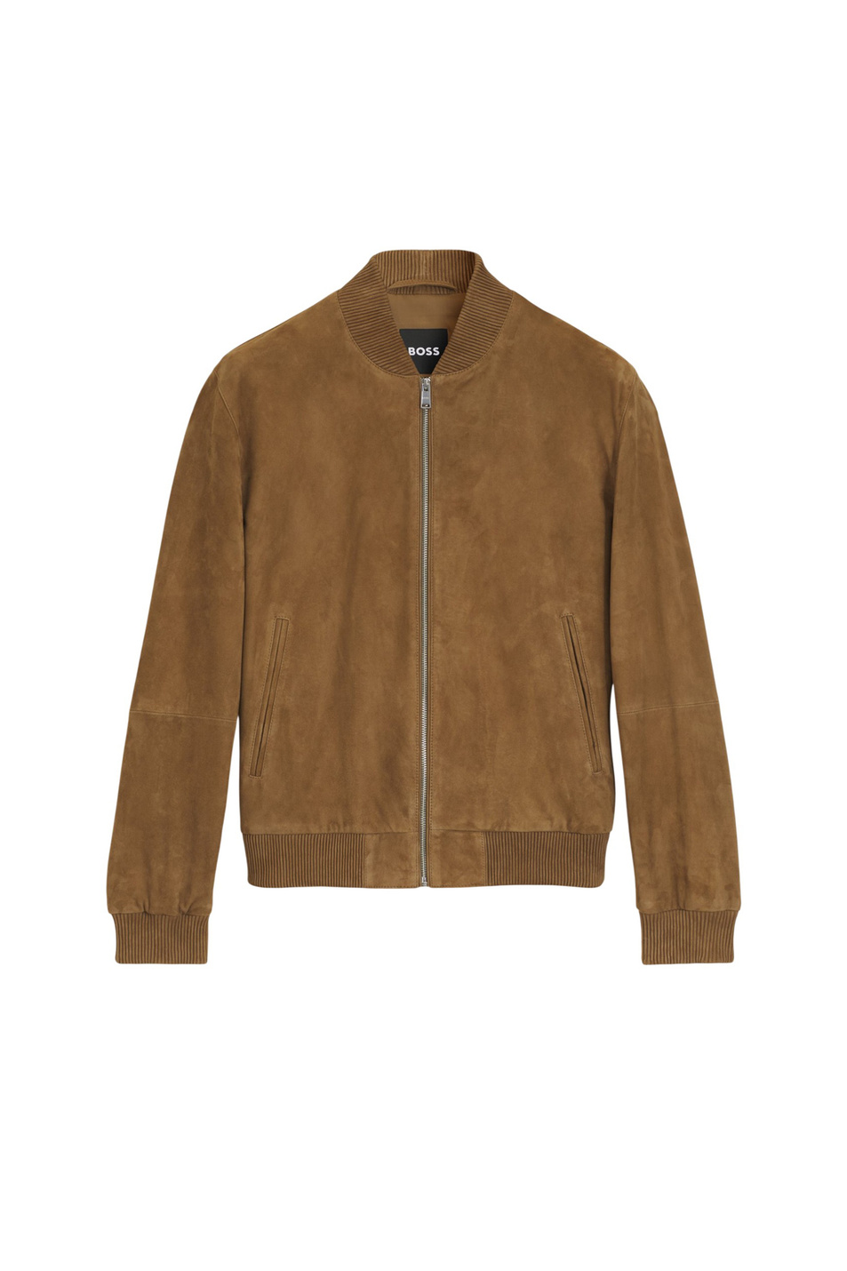 Мужской BOSS Бомбер Muller из натуральной замши (цвет ), артикул 50543213 | Фото 1