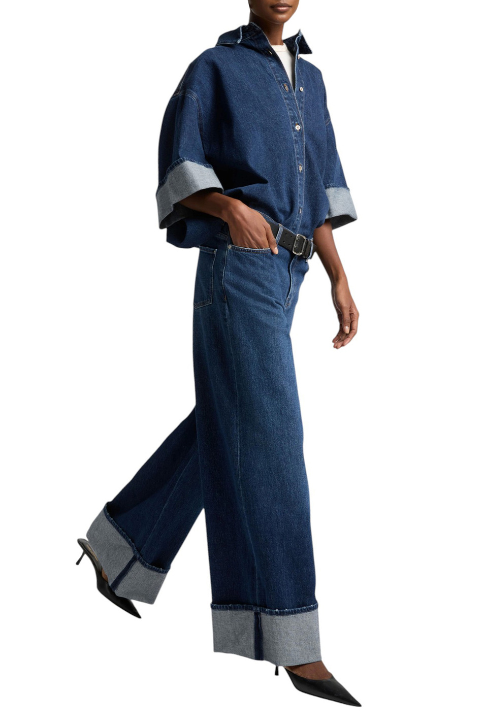Женский 7 for all Mankind Джинсы MARIE из эластичного хлопка (цвет ), артикул 7UL60C10 | Фото 5