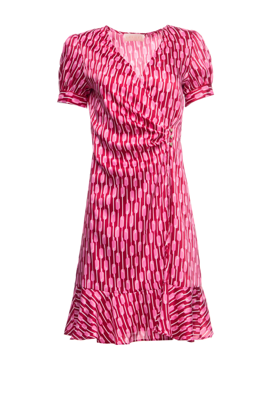 Платье SANDRO с запахом|Основной цвет:Розовый|Артикул:2372210531 | Фото 1