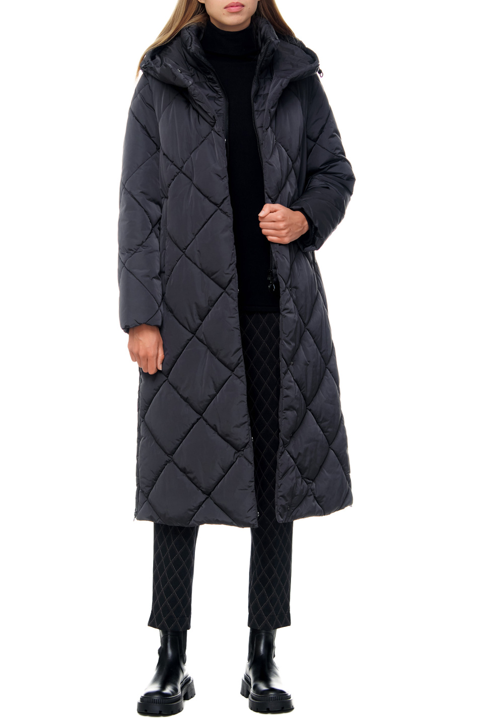 Gerry Weber Стеганое пальто с двойным воротником (цвет ), артикул 850241-31142 | Фото 4