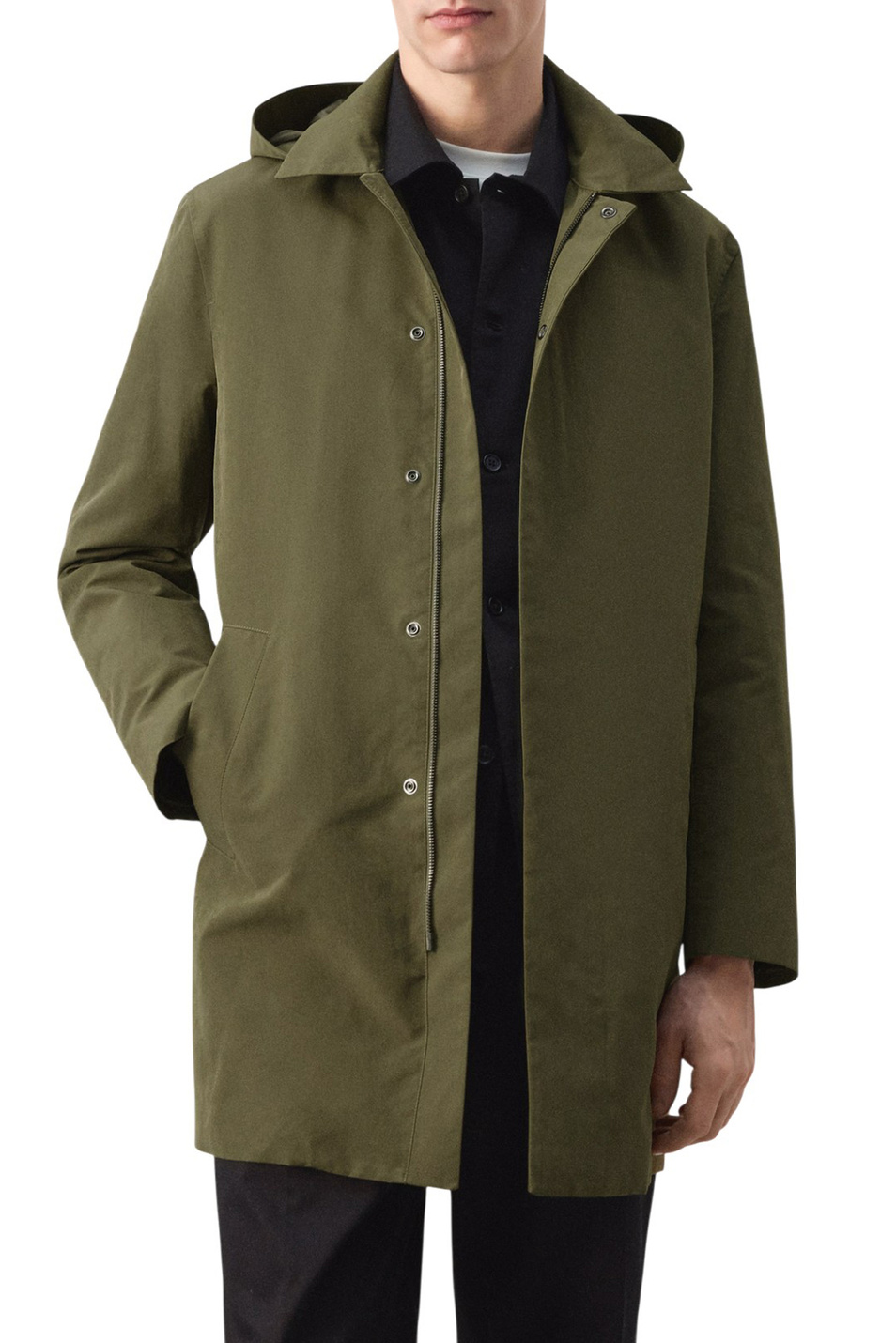 Мужской Mango Man Парка GALE со съемным капюшоном (цвет ), артикул 27034409 | Фото 4