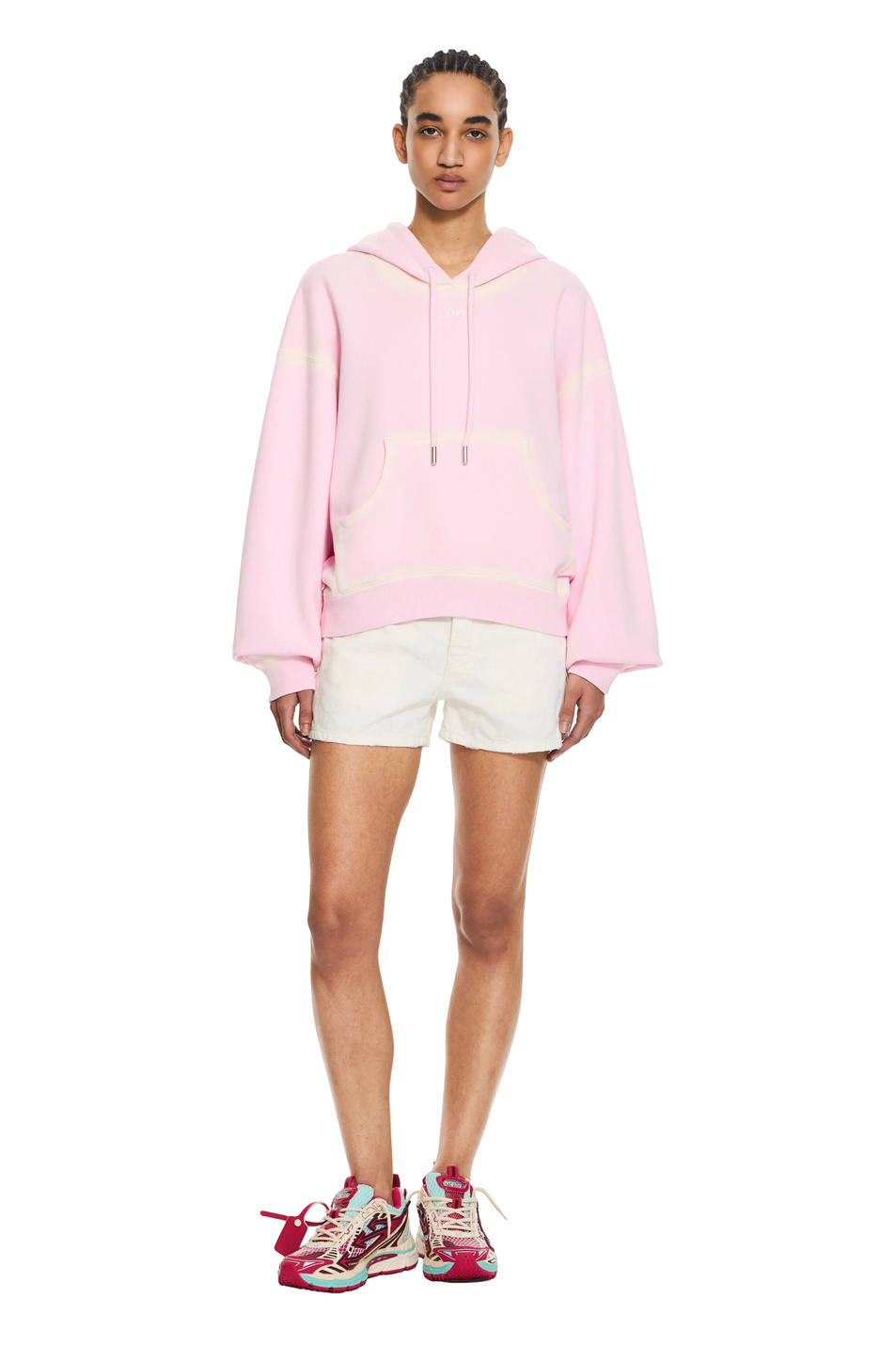 Женский Off-White Шорты Star Jacquard Doll (цвет ), артикул OWYC019S26DEN0010200 | Фото 2