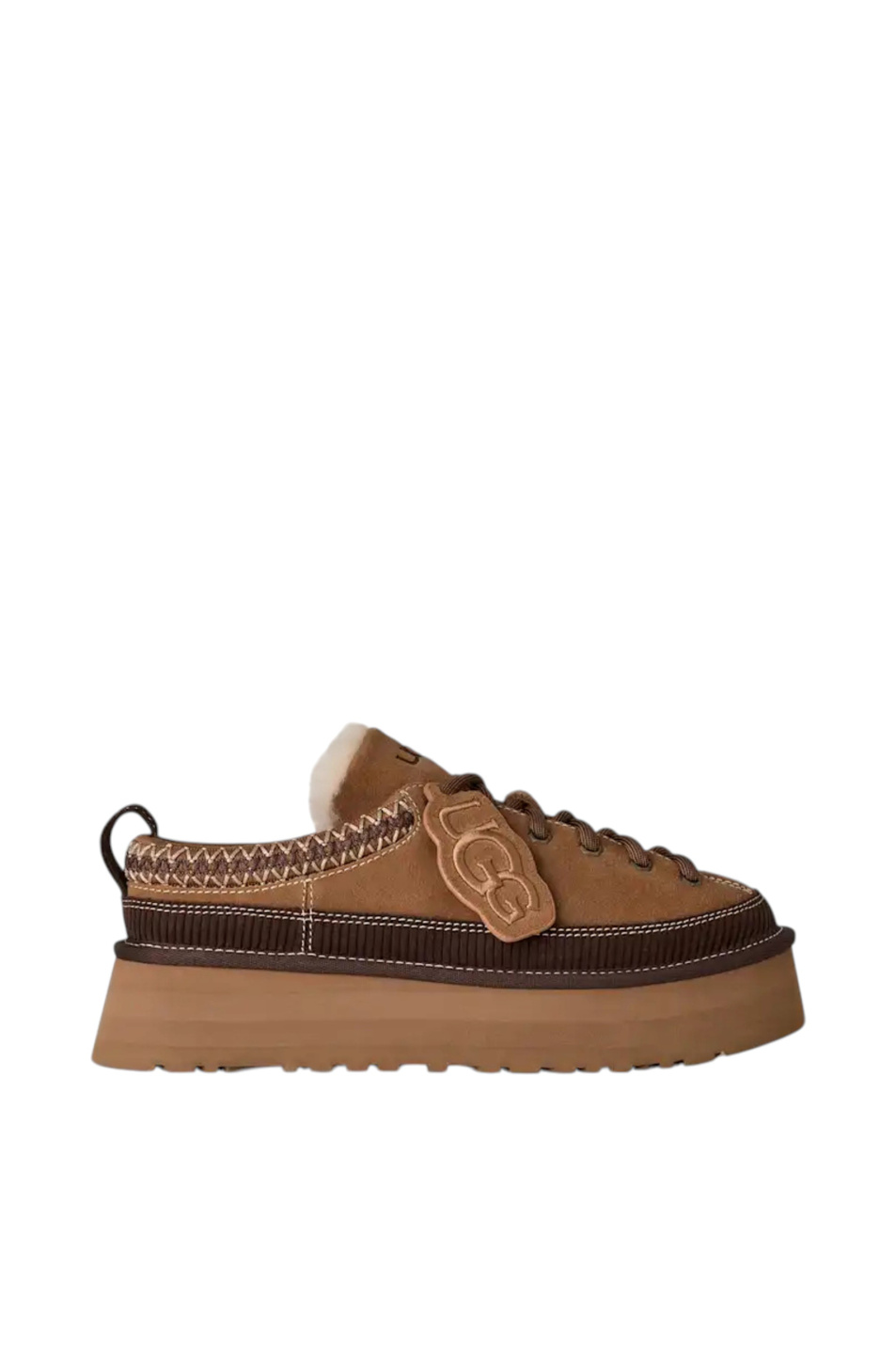 Женский UGG Угги HERITAGE LACE-UP из натуральной замши (цвет ), артикул 1180361 | Фото 1