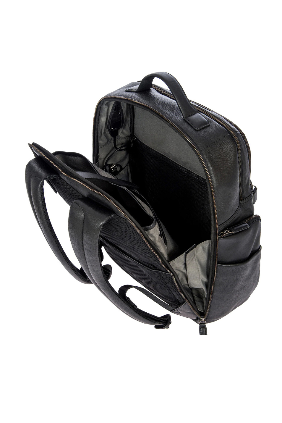 Unisex Bric's Рюкзак Torino из натуральной кожи (цвет ), артикул BR107701.001 | Фото 4