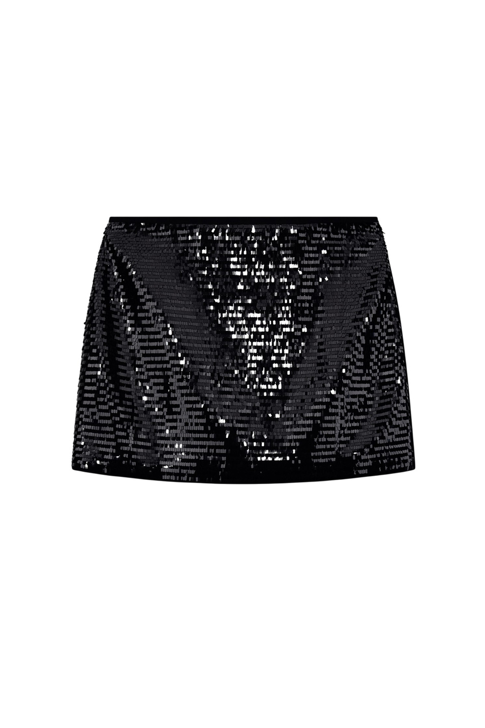 Юбка с пайетками|Основной цвет:Черный Женский Armani Exchange Юбка с пайетками (цвет ), артикул XW001298-AF16157 | Фото 1