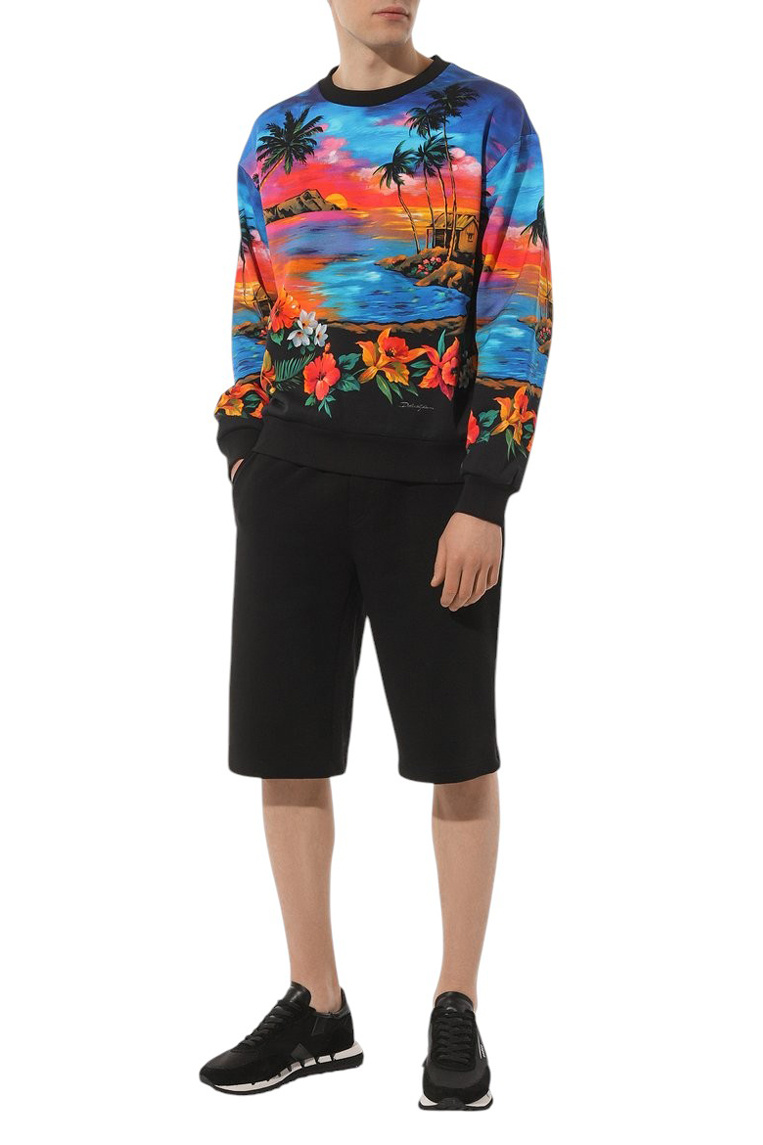 Мужской Dolce & Gabbana Шорты с эластичным поясом (цвет ), артикул GVB7HT-G7F2G | Фото 2