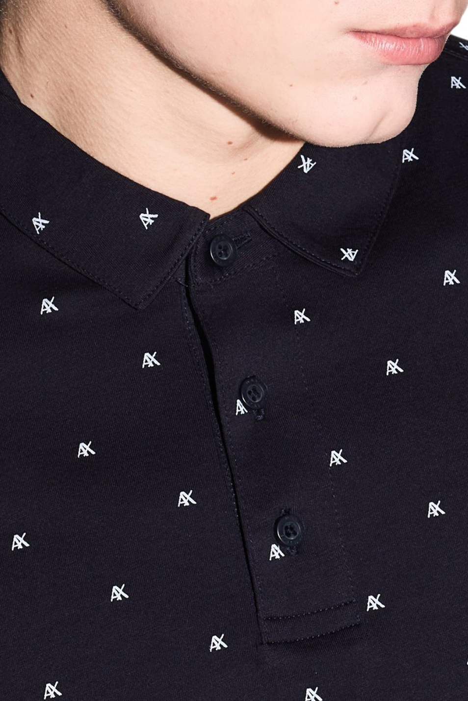 Мужской Armani Exchange Поло из хлопка с принтом (цвет ), артикул XM000735-AF10356 | Фото 5