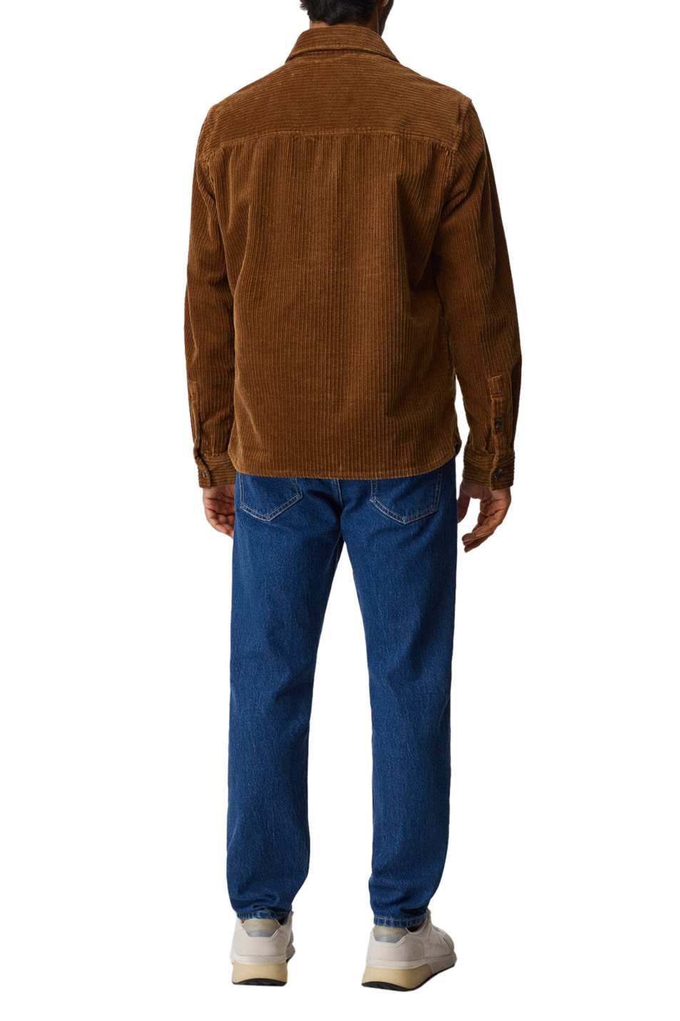 Мужской Mango Man Вельветовая рубашка BAKU стандартного кроя с карманами (цвет ), артикул 37005926 | Фото 5