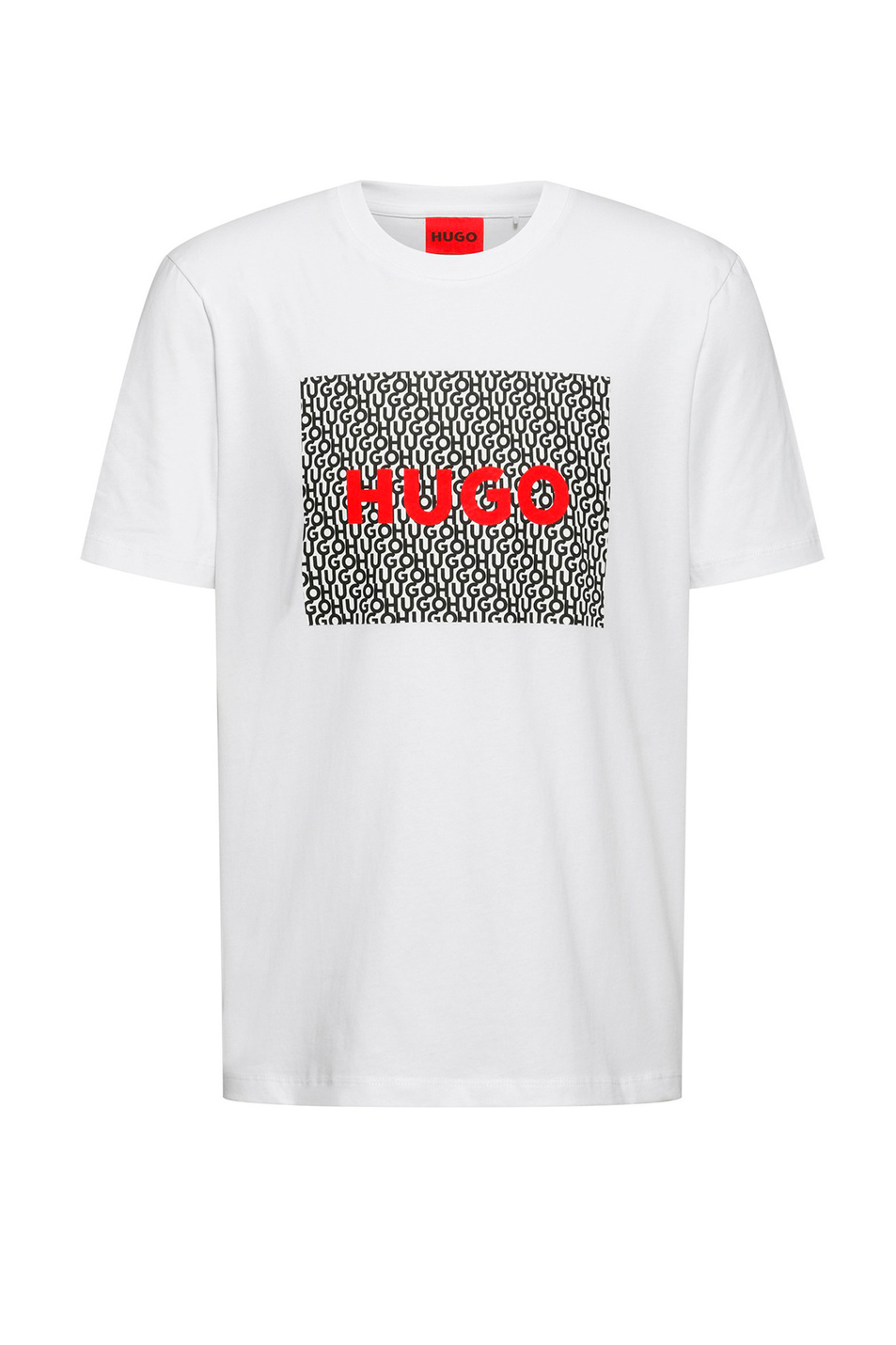 Мужской HUGO Футболка прямого кроя с лого (цвет ), артикул 50471672 | Фото 1